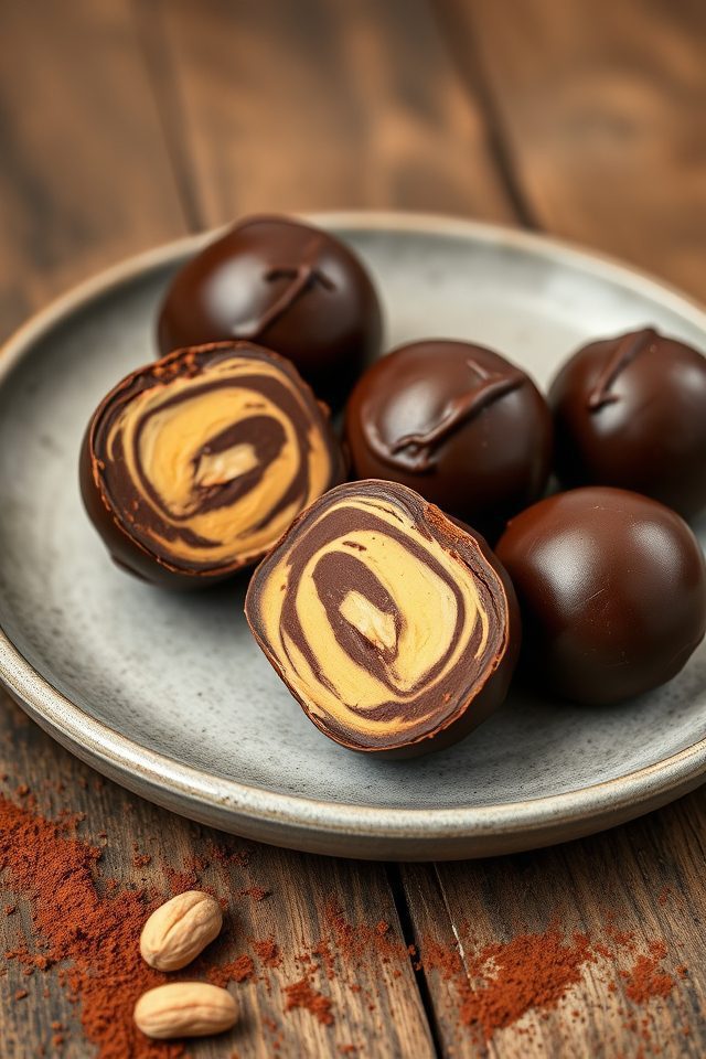 rich chocolate peanut treats