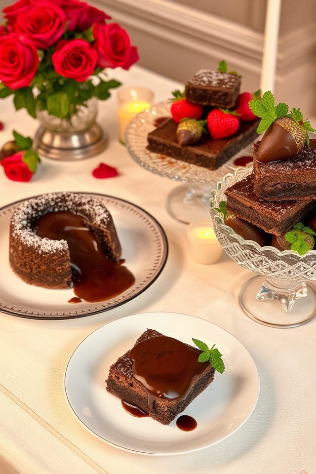 rich chocolate valentine treats