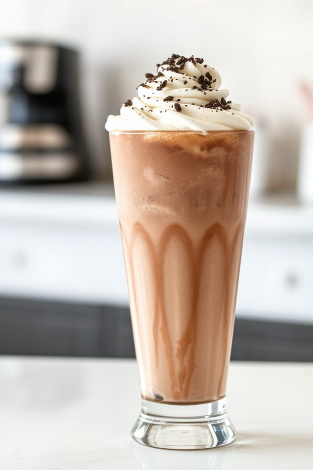 rich coffee chocolate drink