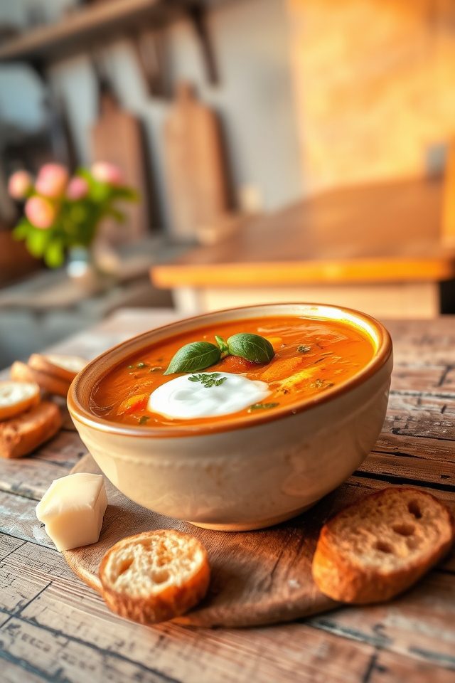 rich comforting roasted soup