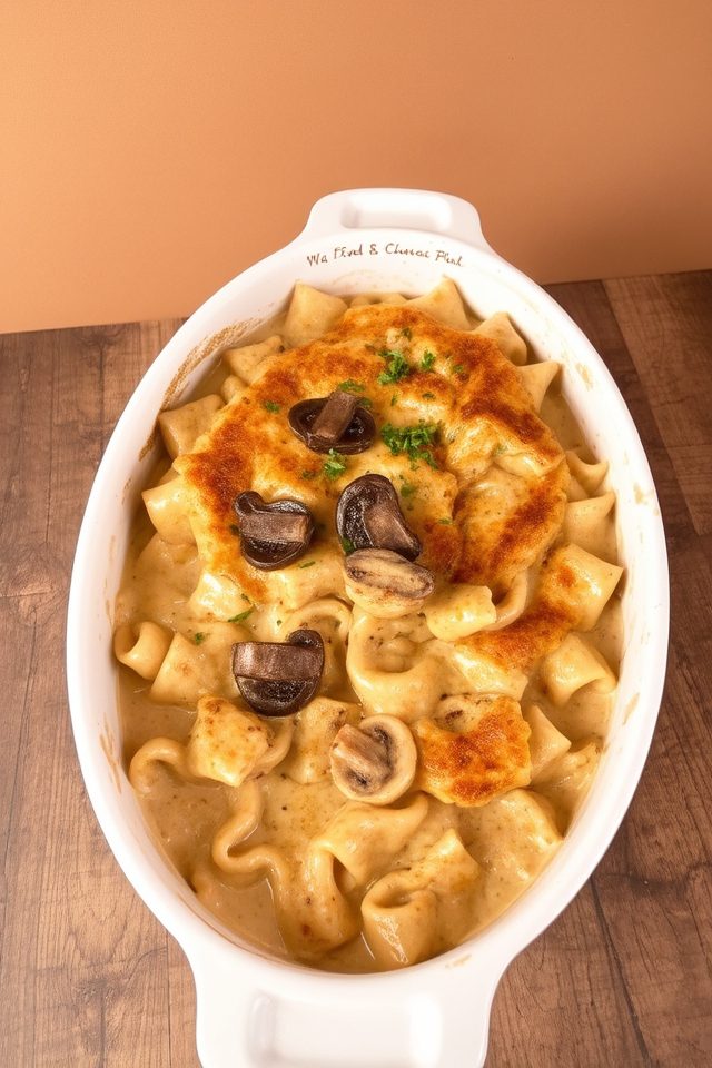 rich creamy pasta bake