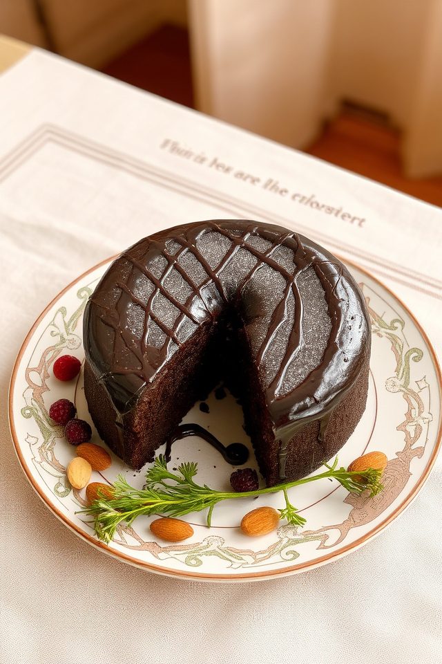 rich decadent chocolate dessert