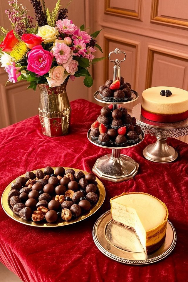 rich decadent sweet treats