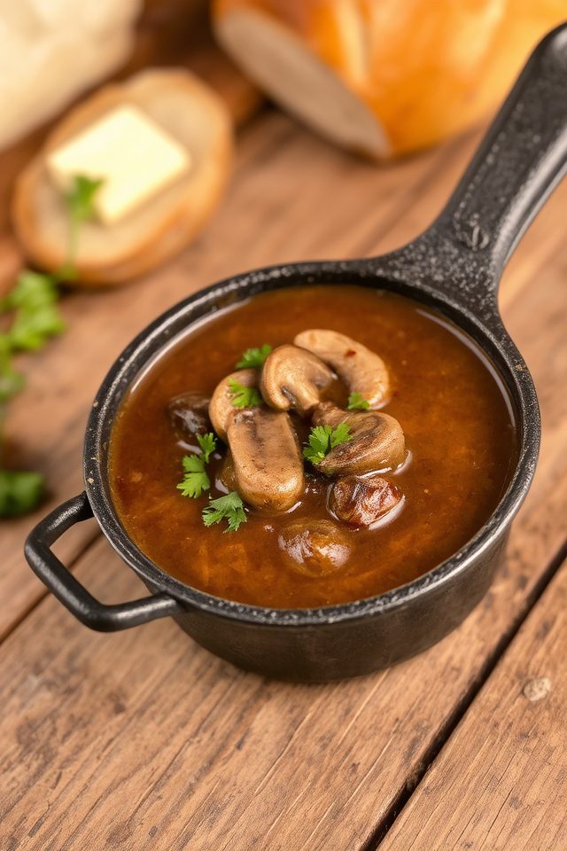 rich earthy beef gravy