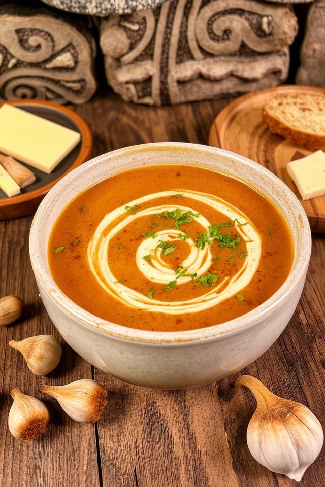 rich hearty eggplant soup