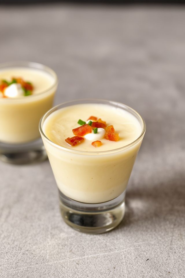 rich holiday appetizer shooters