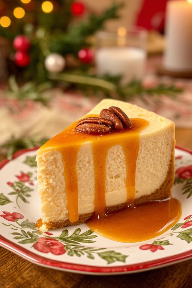 rich holiday cheesecake delight