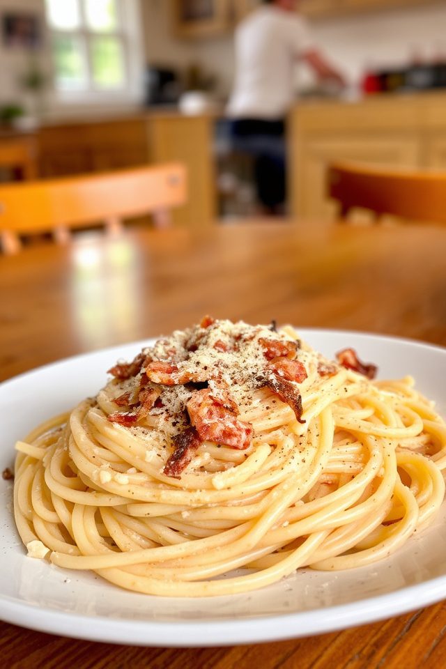 rich italian pasta dish