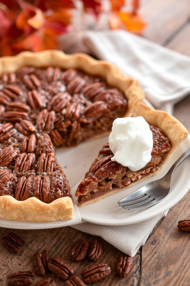 rich nutty gooey pie