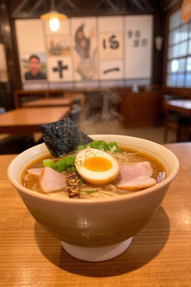 rich savory noodle soup