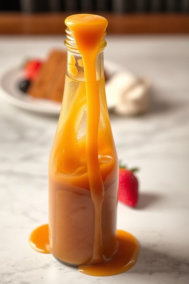 rich sweet dessert sauce