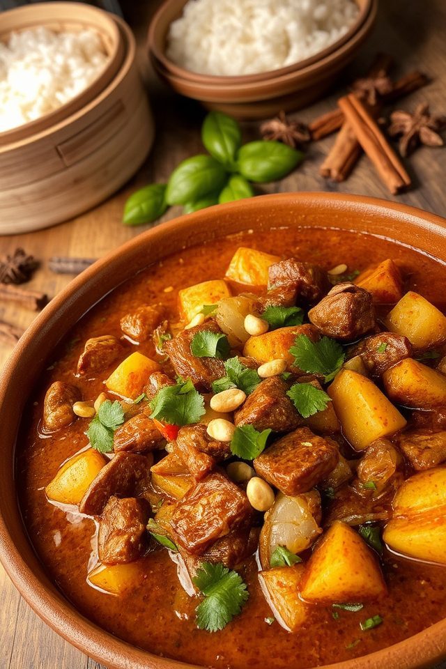 rich thai beef curry
