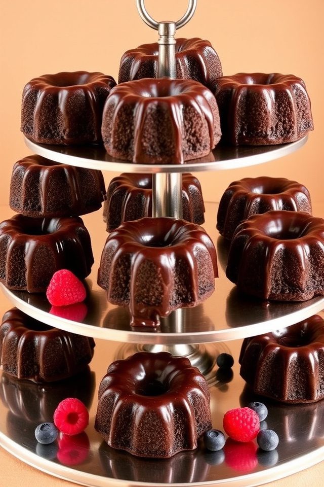 rich velvety chocolate treats