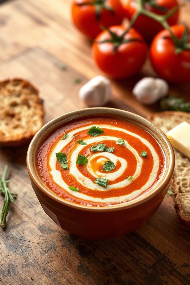rich velvety tomato soup
