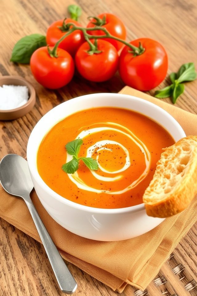 rich velvety tomato soup
