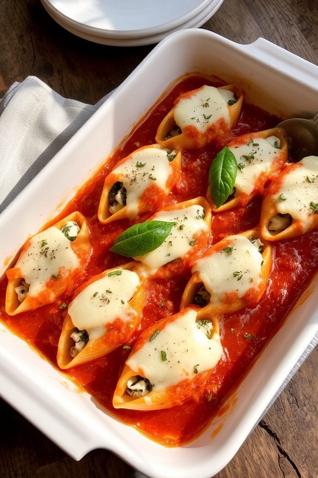 ricotta stuffed pasta shells