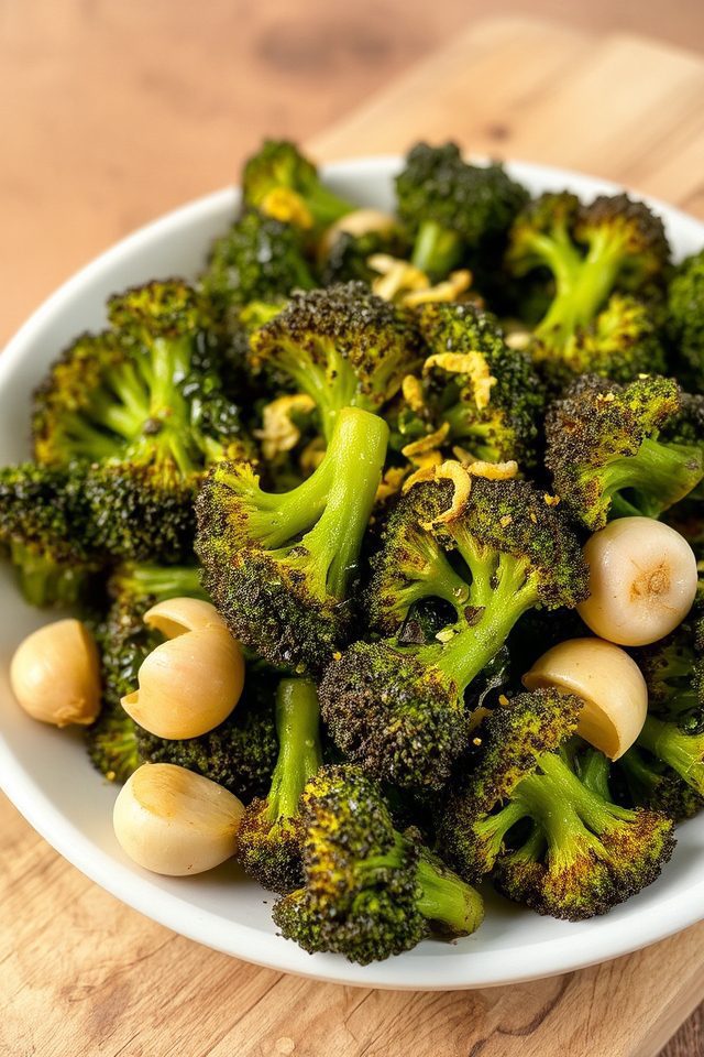 roasted broccoli citrus flavor