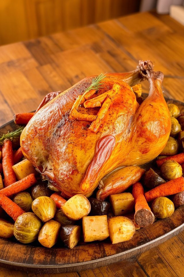 roasted chicken homestyle meal