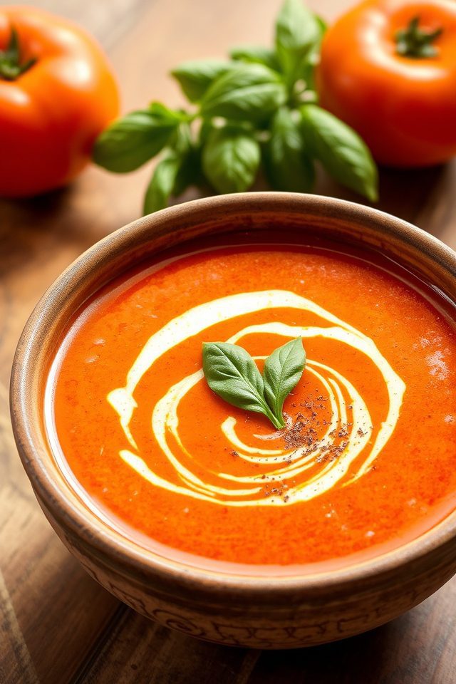 roasted heirloom tomato soup