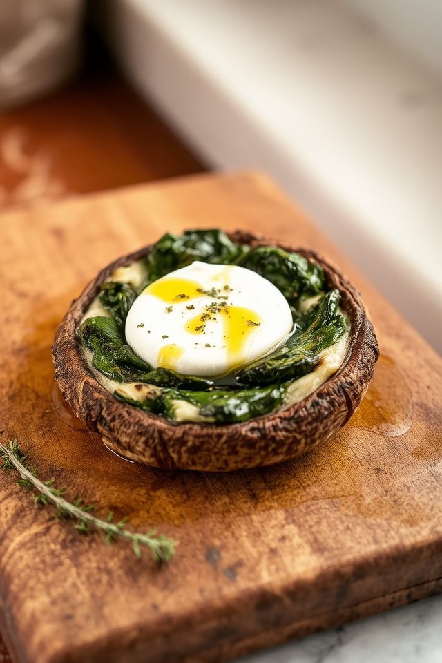 roasted mushroom cheese delight