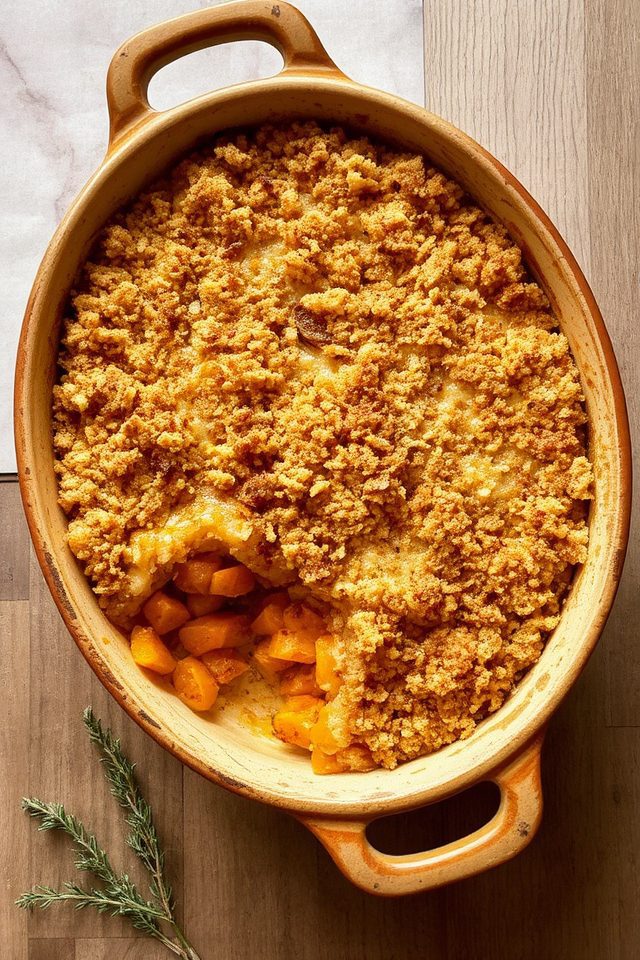 roasted squash cheese dish