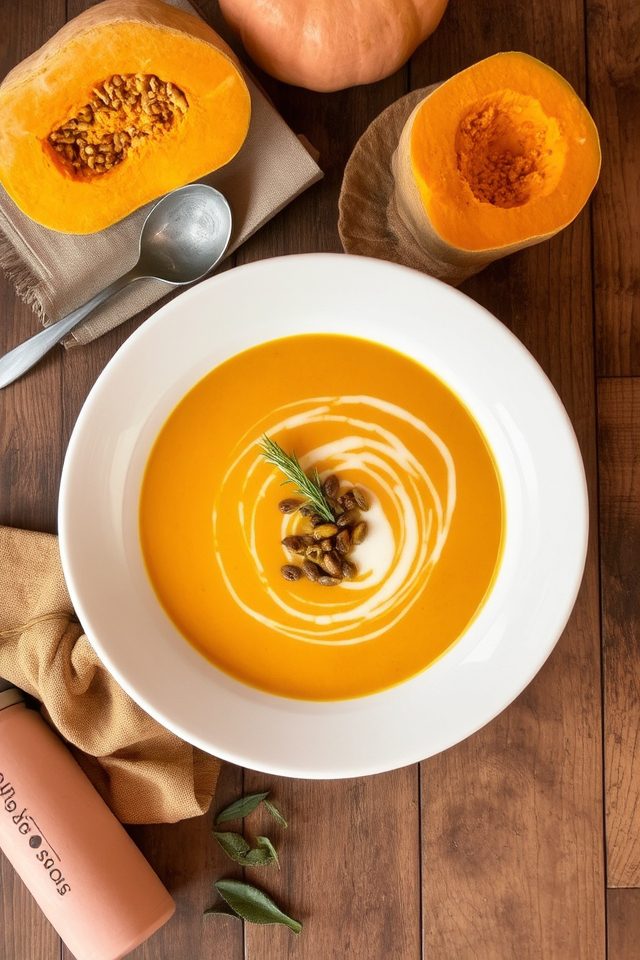 roasted squash creamy soup