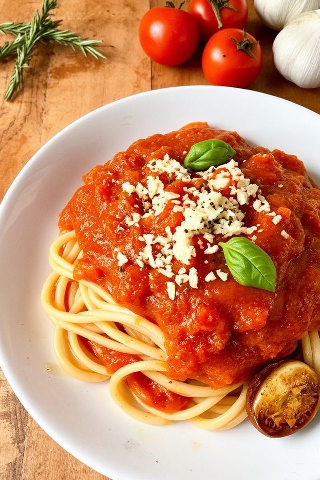 roasted tomato pasta sauce