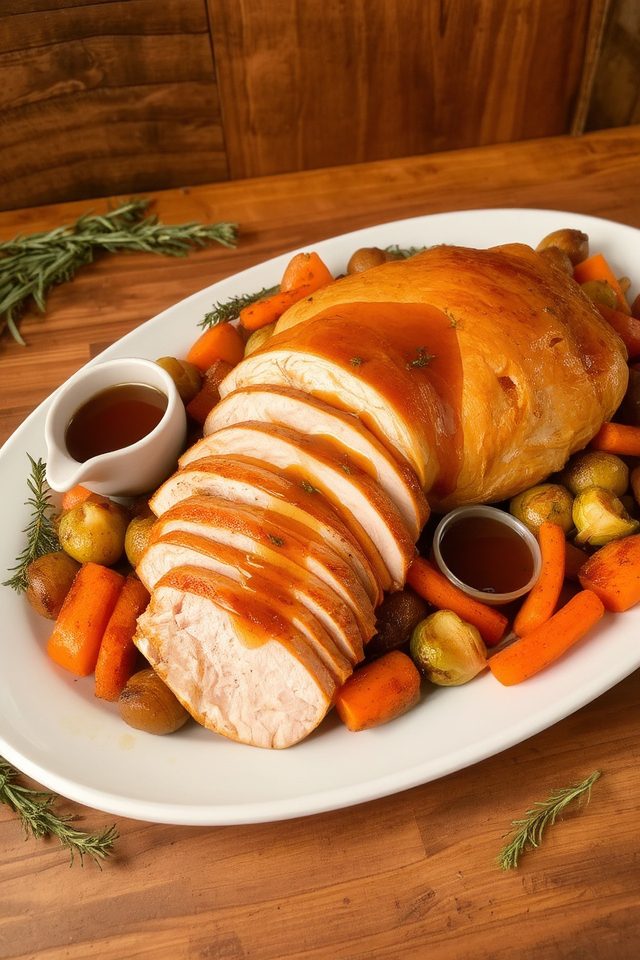 roasted turkey breast dinner
