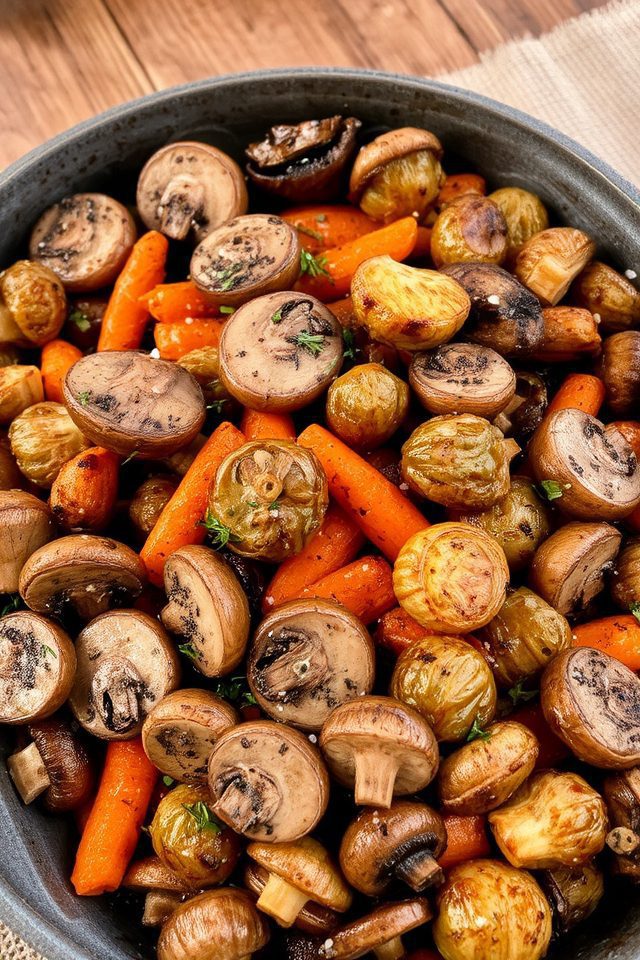 roasted vegetable medley dish