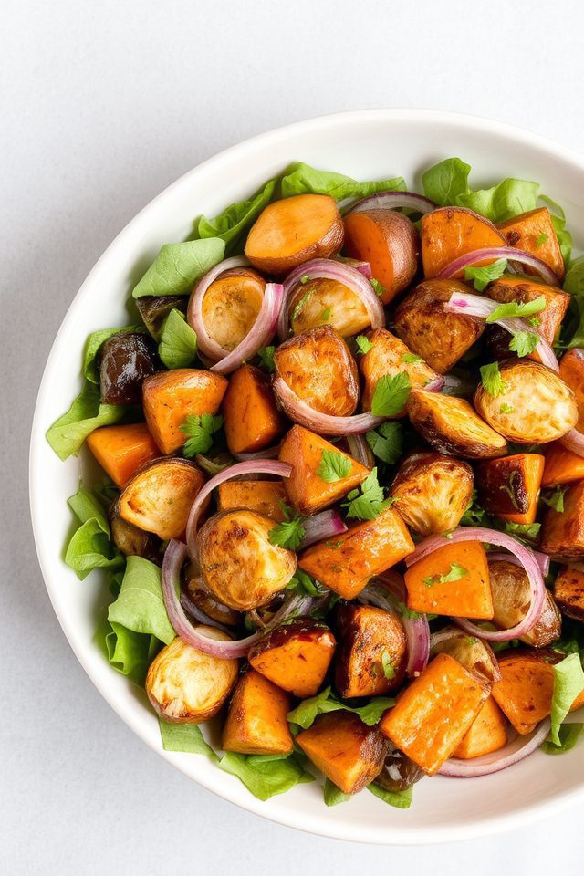 roasted vegetable medley salad