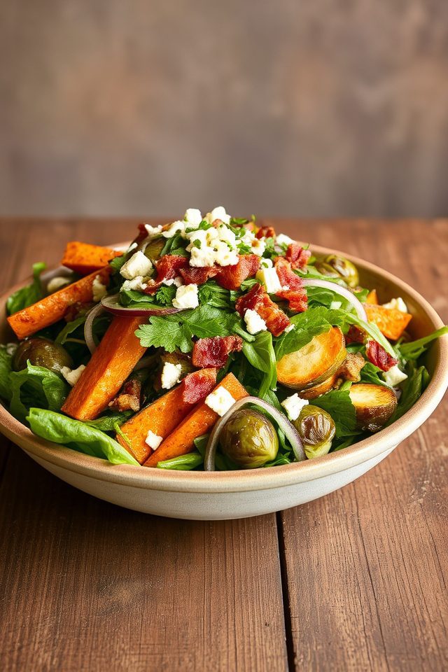 roasted vegetables with cheese