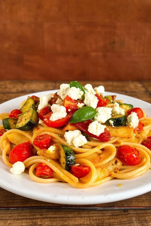 roasted vegetables with cheese