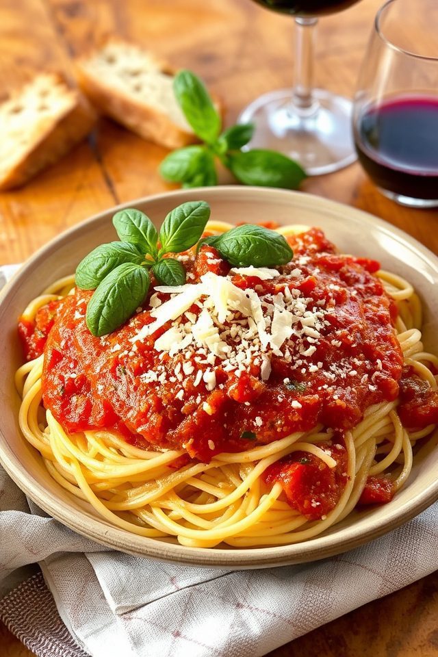 roma tomato pasta sauce
