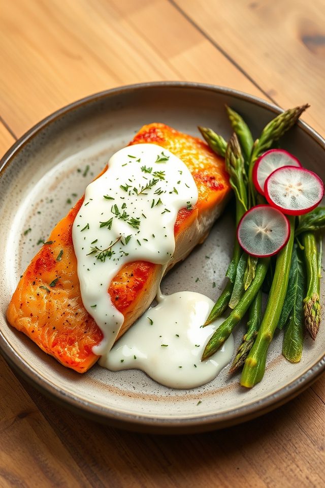 salmon dill yogurt sauce