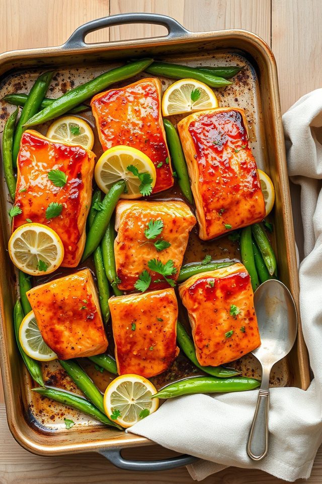 salmon snap peas recipe