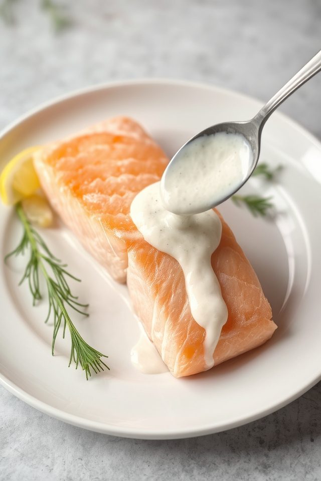 salmon with dill sauce