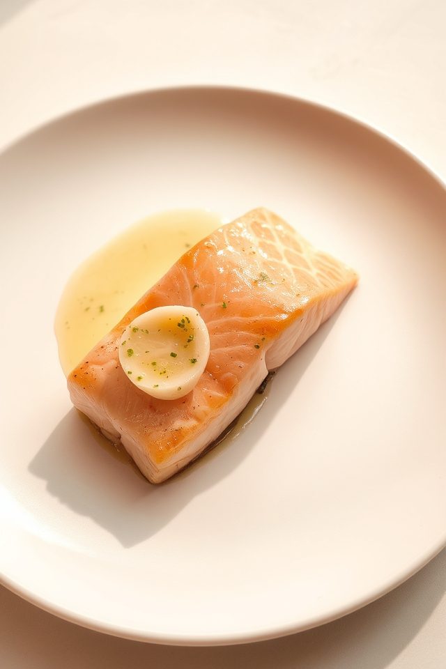 salmon with lemon butter