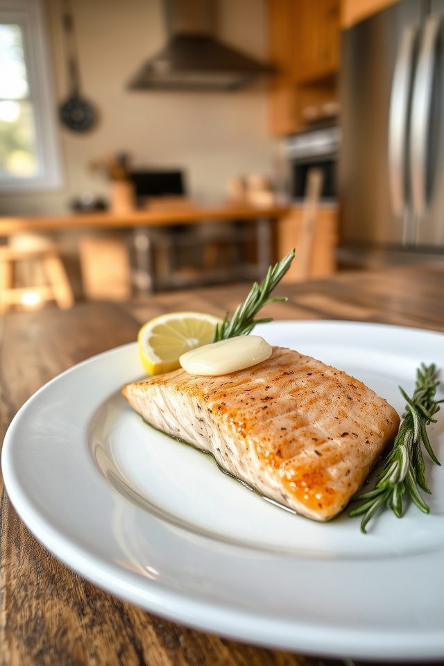 salmon with lemon herbs