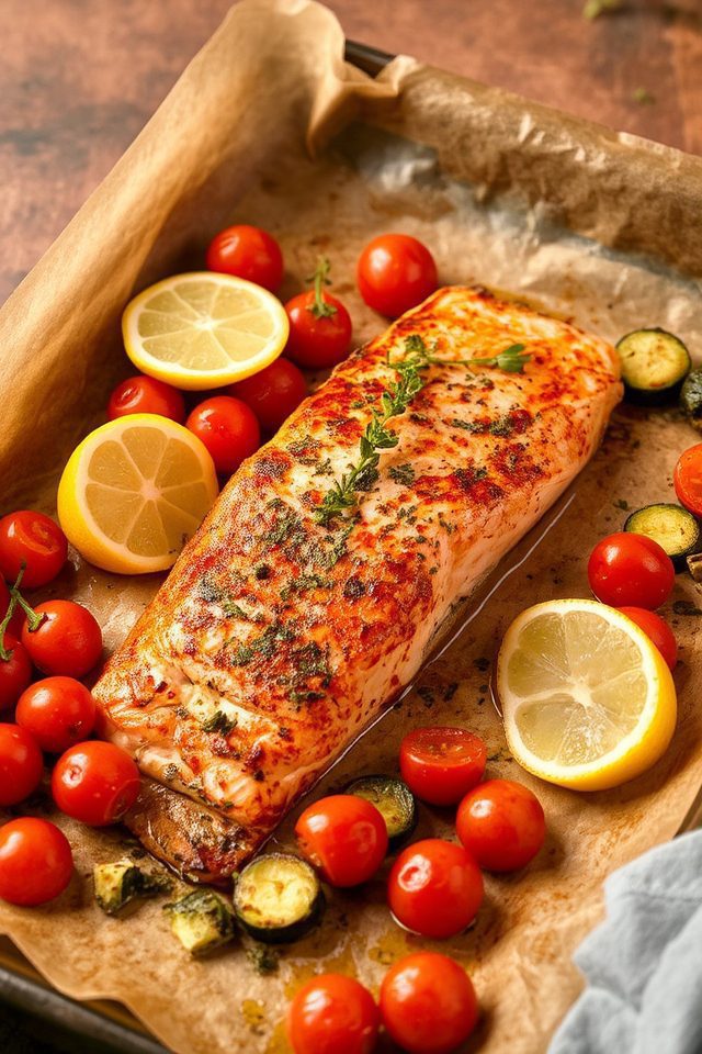 salmon with mediterranean spices