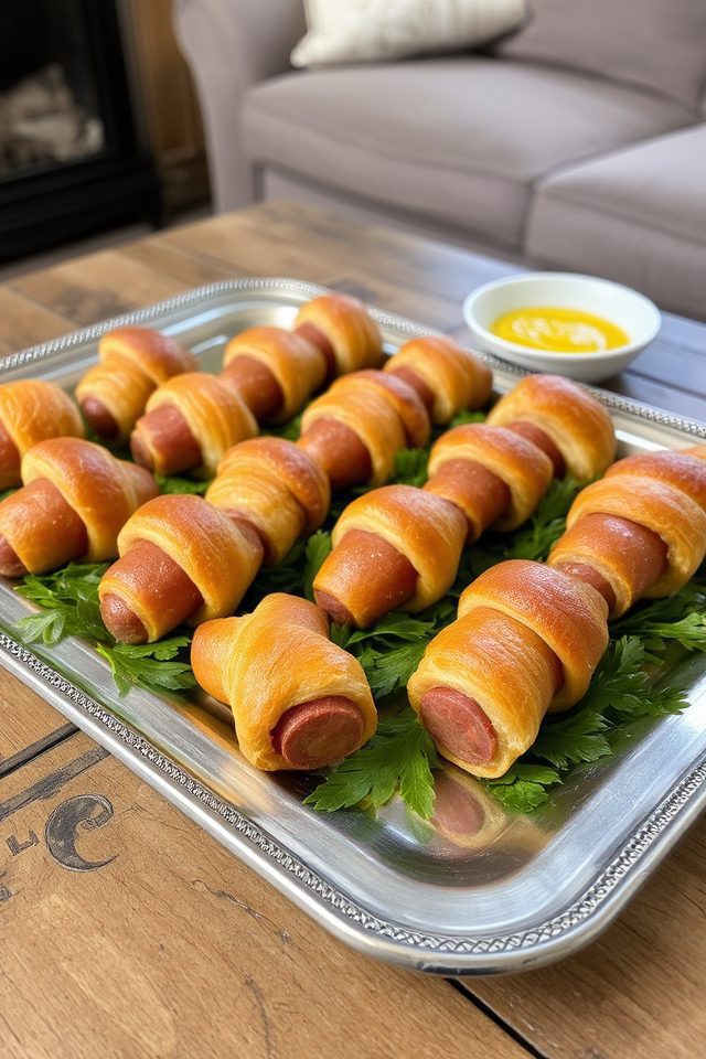 sausages in flaky pastry