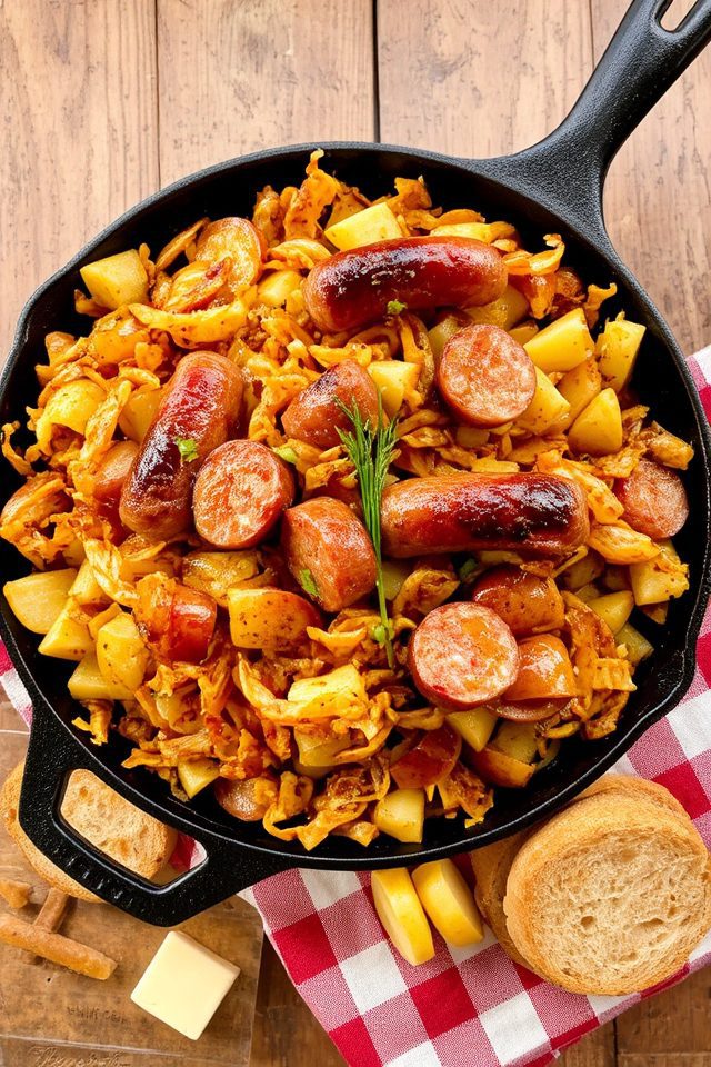 savory apple chicken hash