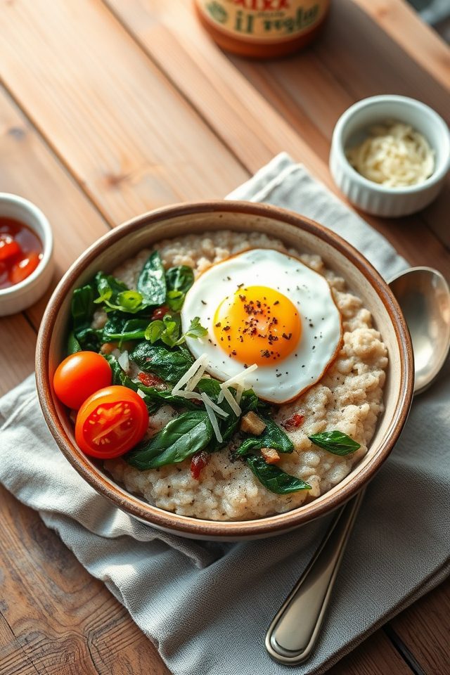 savory breakfast oatmeal ideas