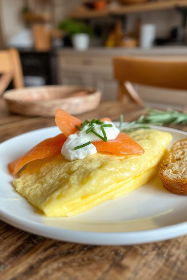 savory crema omelette recipes