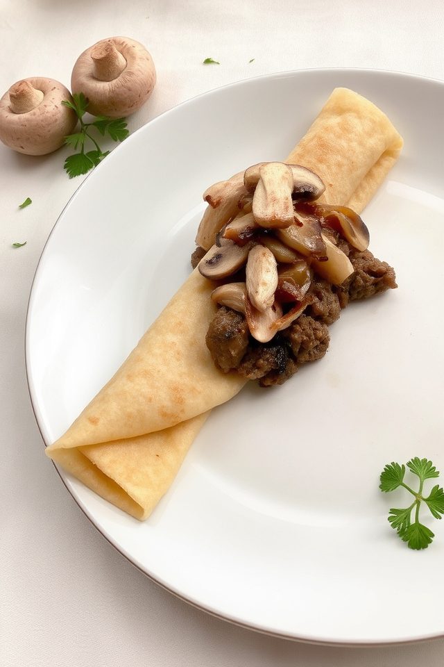 savory french crepe delight