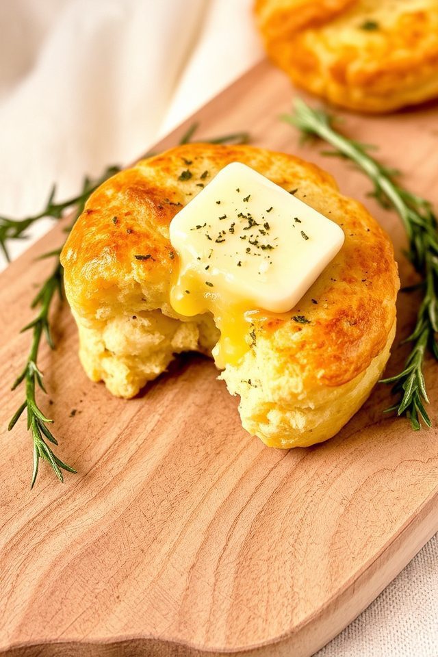 savory garlic herb biscuits
