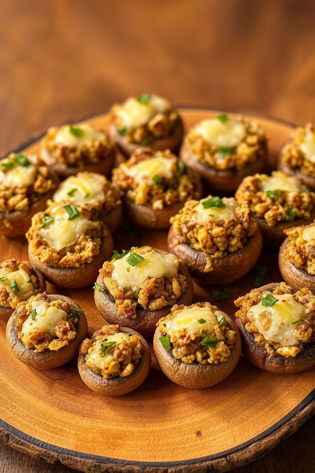savory garlic mushroom delight