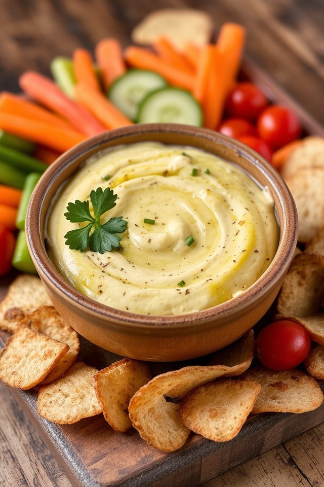 savory goat cheese dip