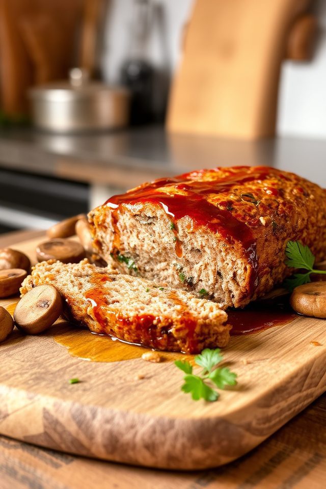 savory pork meatloaf dish