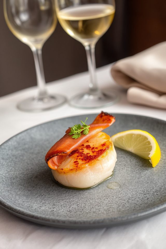 savory scallops wrapped perfectly