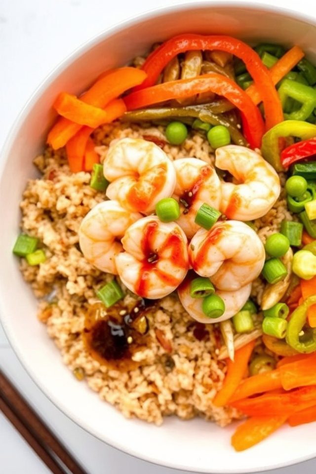 savory shrimp fried rice